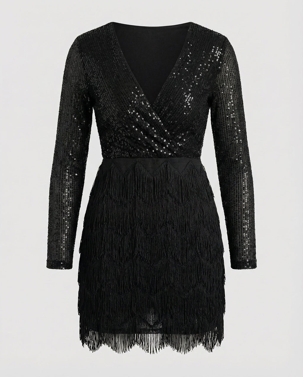 Sparkling Patchwork Party Dress-alice amsterdam20240917-Calm Wears-Black-S-Calm Wears