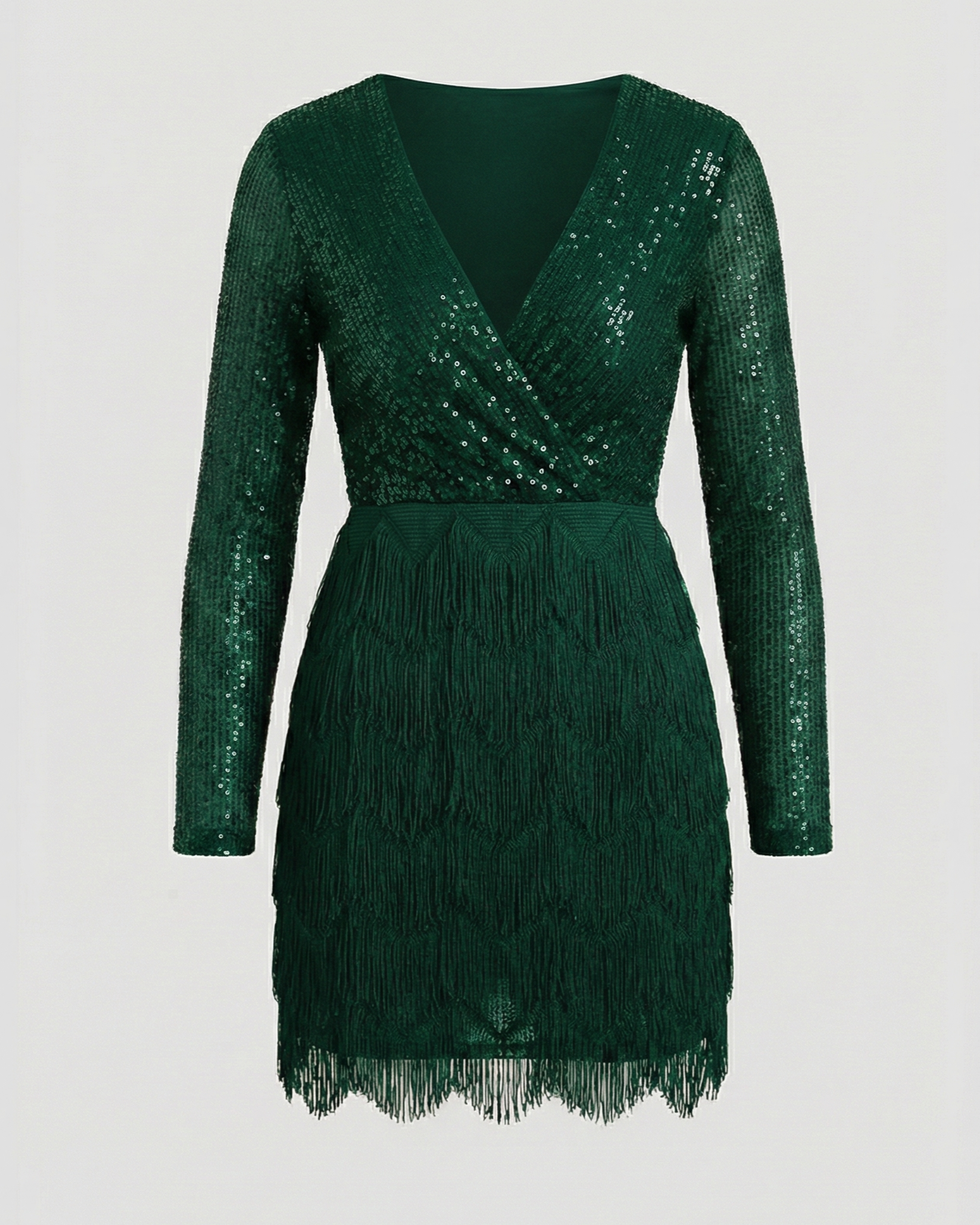 Sparkling Patchwork Party Dress-alice amsterdam20240917-Calm Wears-Green-S-Calm Wears