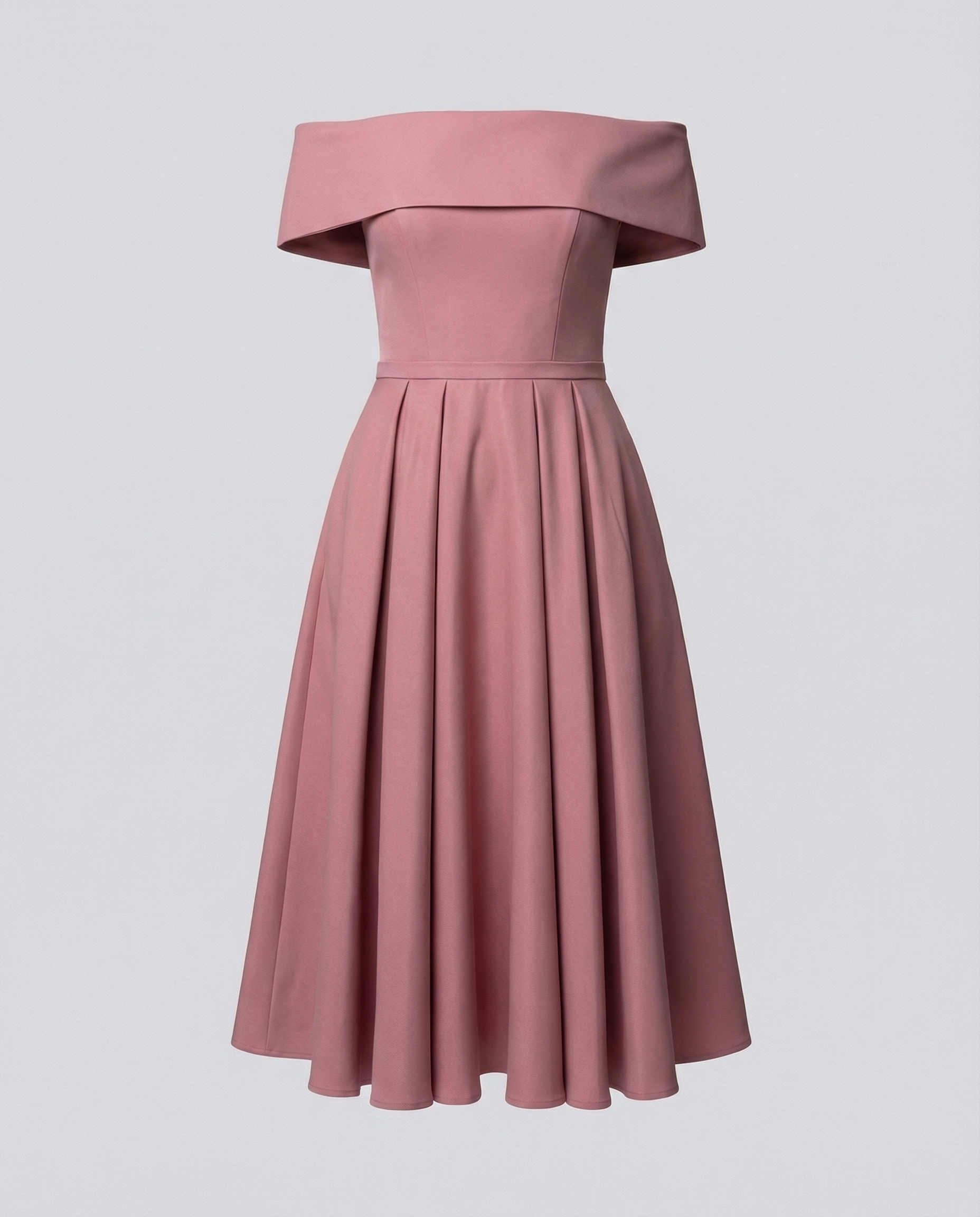 Strapless Satin Party Dress Women-havsbris20240903-Calm Wears-Kamee Brown-S-Calm Wears