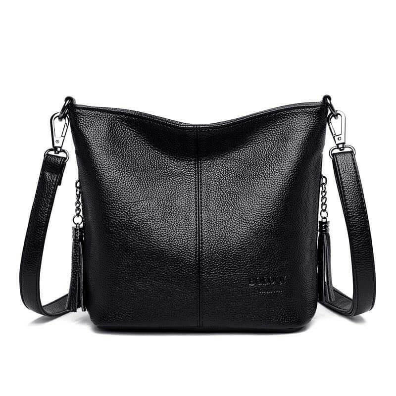 Leather Shoulder Bag Stay Organized in Style!-thenicholecollection20250418-Calm Wears-Black-Calm Wears