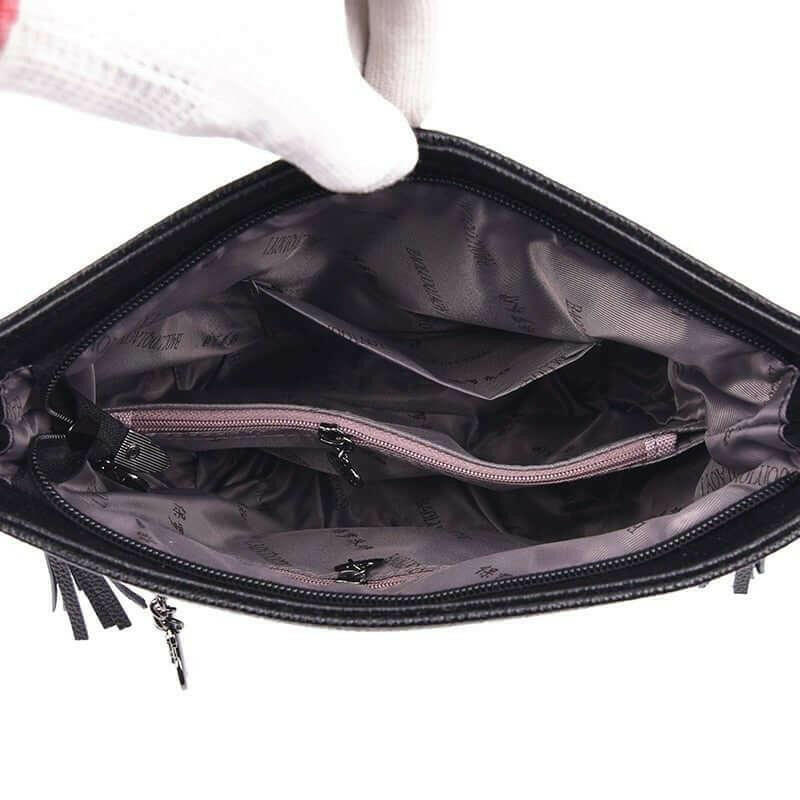Leather Shoulder Bag Stay Organized in Style!