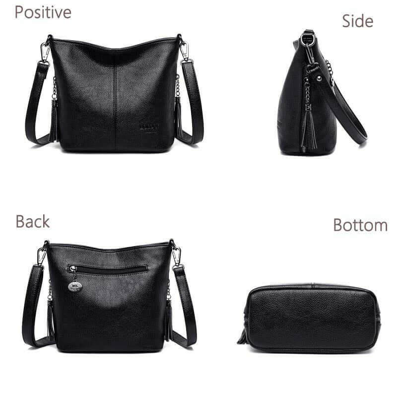 Leather Shoulder Bag Stay Organized in Style!