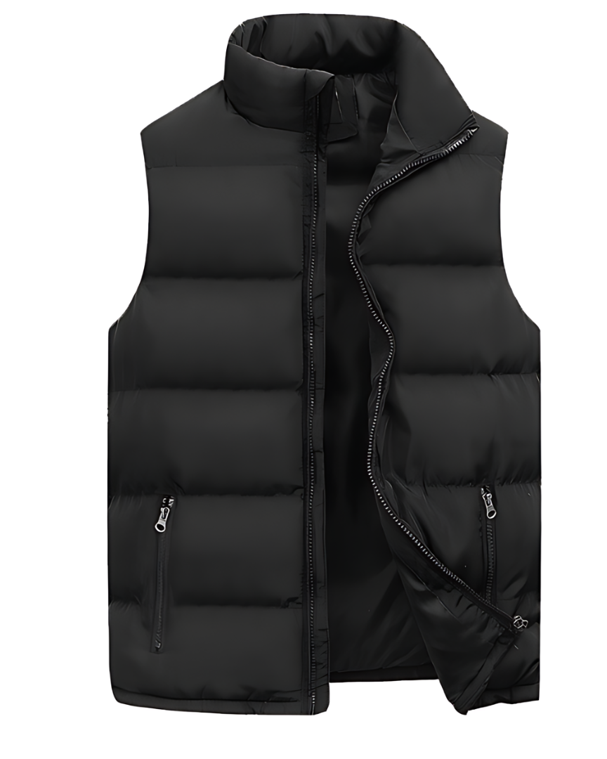 Stylish Padded Women's Vest-modemansion20241107-Calm Wears-Black-XS-Calm Wears