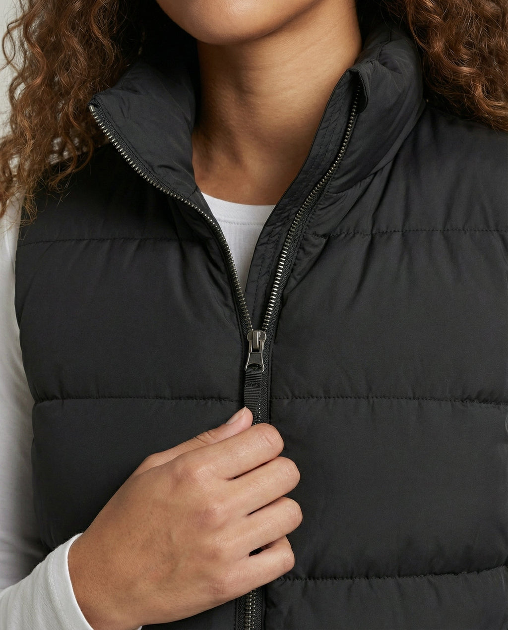 Stylish Padded Women's Vest-modemansion20241107-Calm Wears-Black-XS-Calm Wears