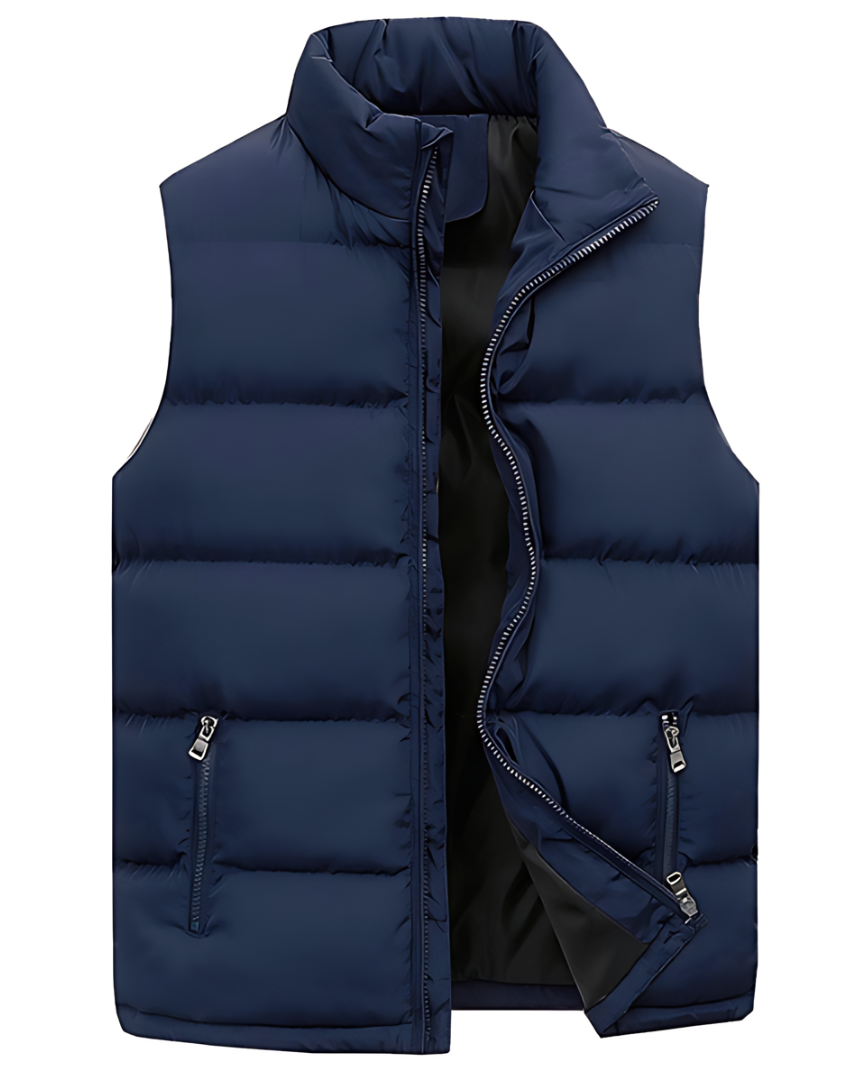 Stylish Padded Women's Vest-modemansion20241107-Calm Wears-Blue-XS-Calm Wears