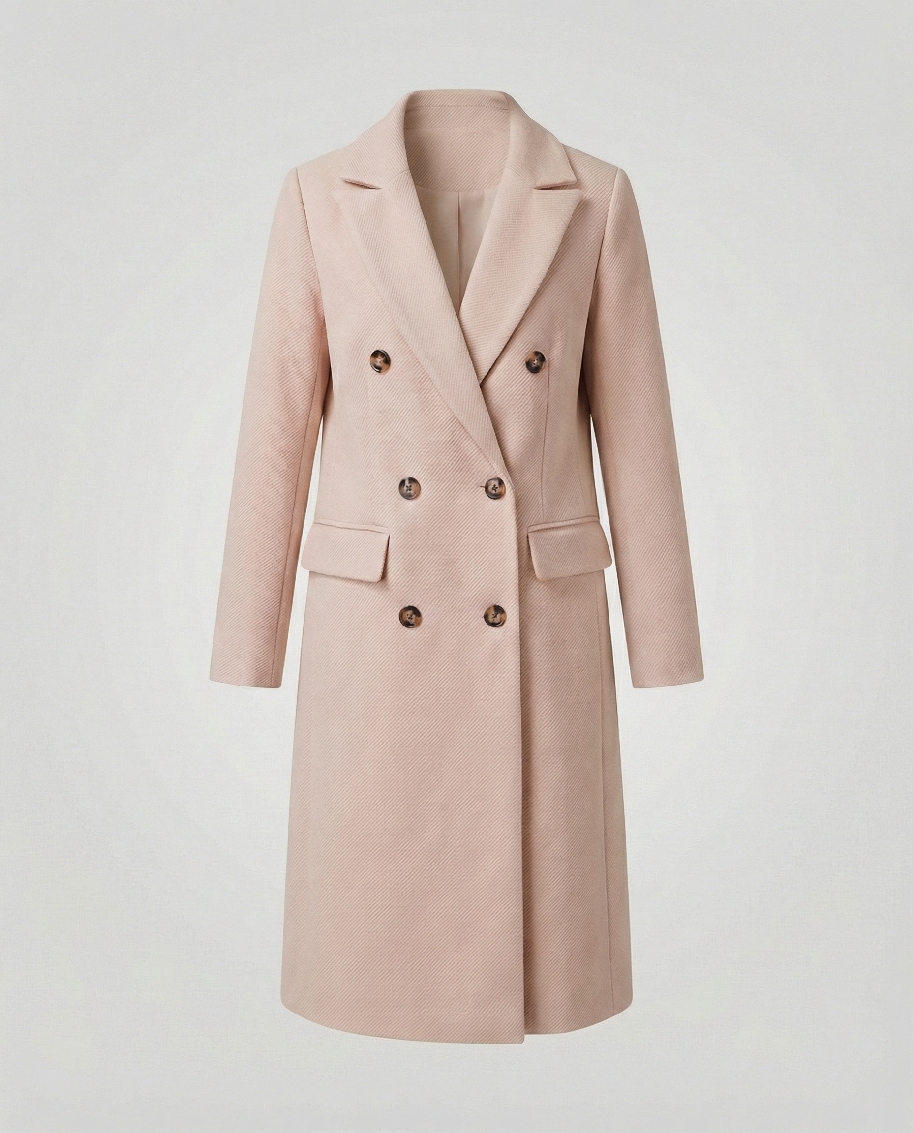 Stylish women's winter coat luxurious-the goods hub20251115-Calm Wears-Beige-S-Calm Wears