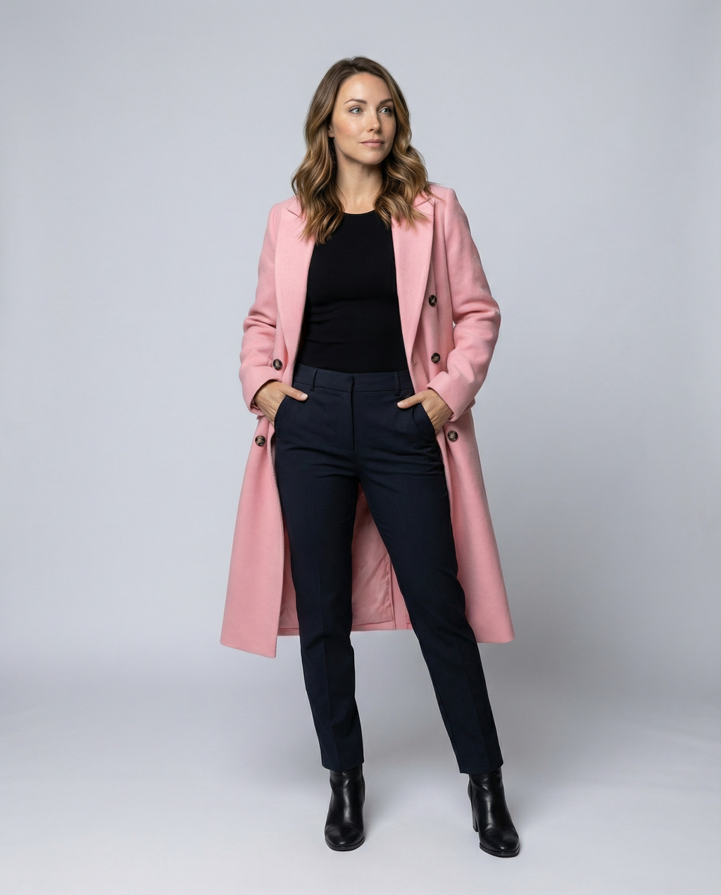 Stylish women's winter coat luxurious-the goods hub20251115-Calm Wears-Pink-S-Calm Wears