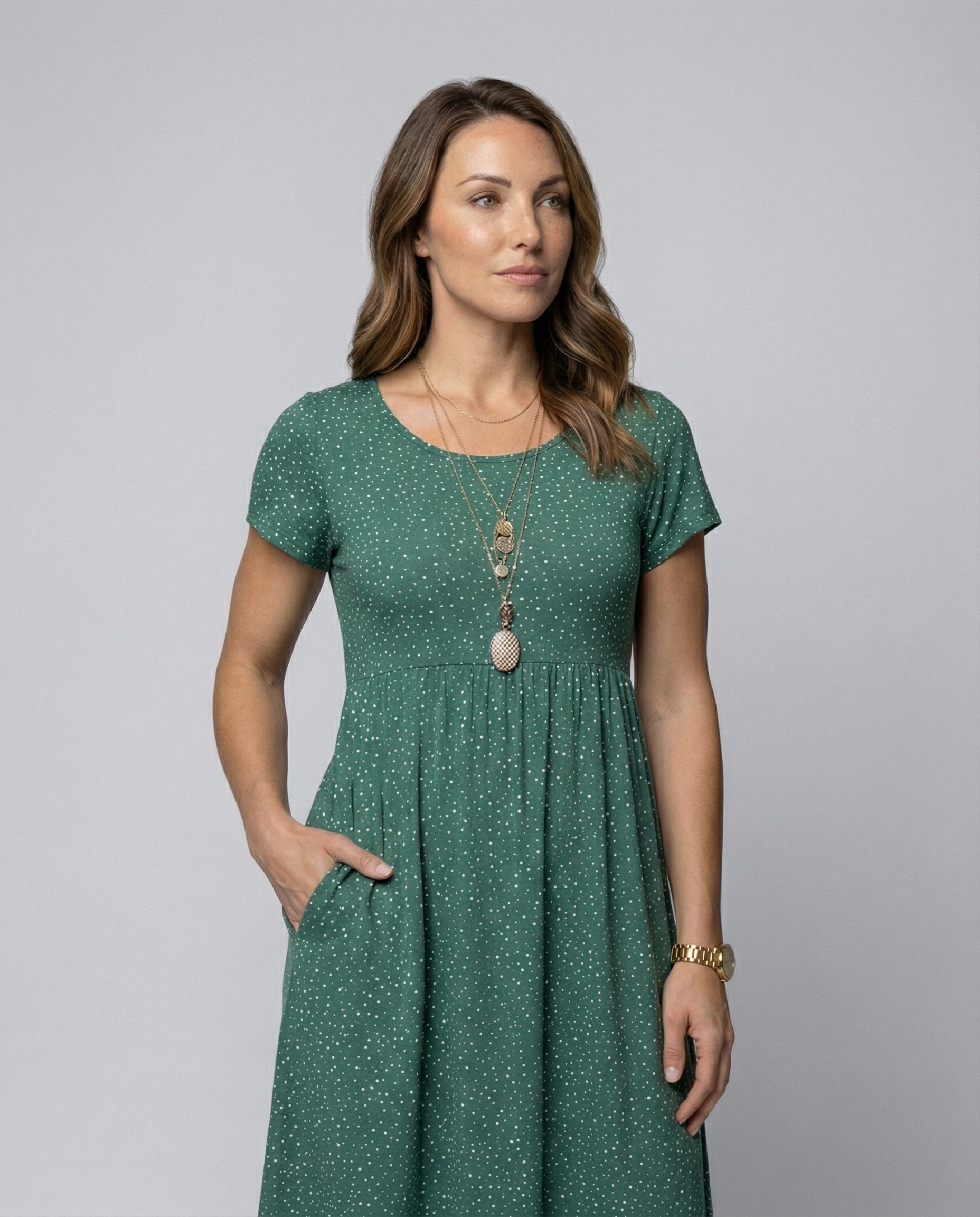 Summer Women's Floral Dress-luxavita berlin20240807-Calm Wears-Green-S-Calm Wears
