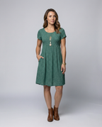 Summer Women's Floral Dress-luxavita berlin20240807-Calm Wears-Green-S-Calm Wears