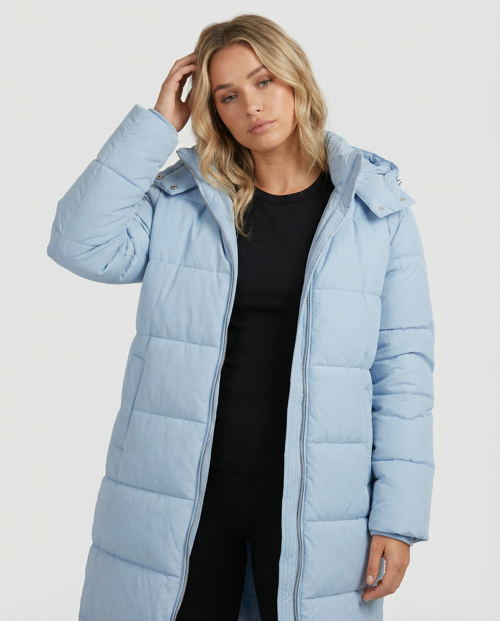 Tailored women's quilted coat winter-https://detail.1688.com/offer/705652728929.html-Calm Wears-Blue-S-Calm Wears
