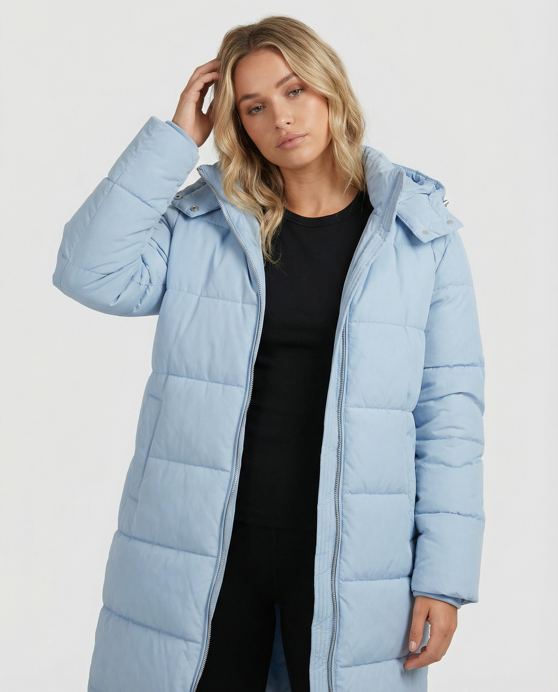 Tailored women's quilted coat winter-https://detail.1688.com/offer/705652728929.html-Calm Wears-Blue-S-Calm Wears