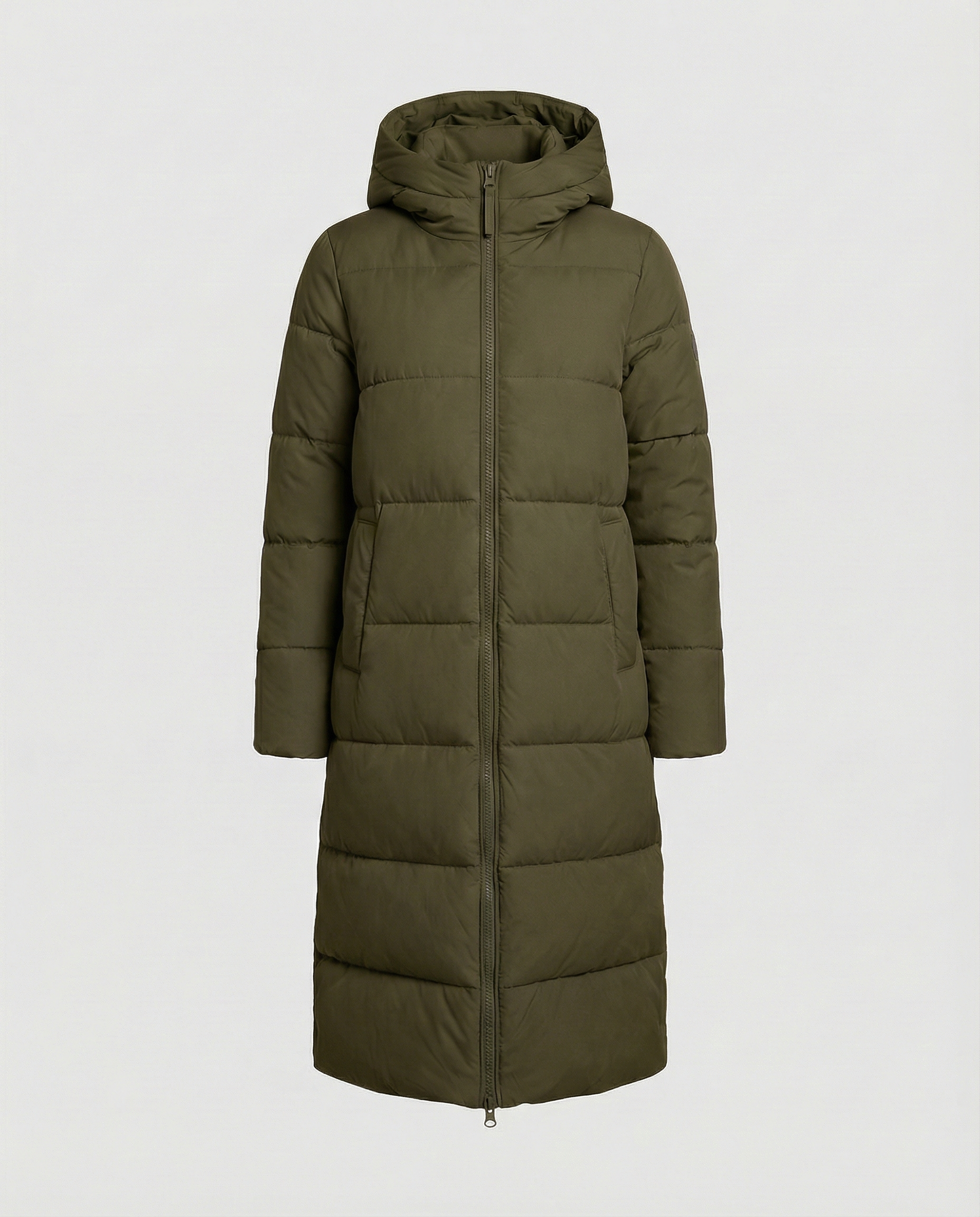 Tailored women's quilted coat winter-https://detail.1688.com/offer/705652728929.html-Calm Wears-Olive green-S-Calm Wears