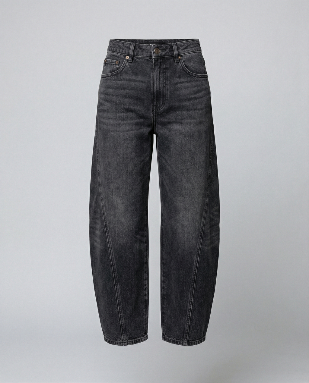 Trendy Barrel Jeans Women-stylerose20250401-Calm Wears-Black-XS-Calm Wears