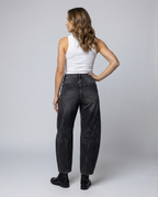 Trendy Barrel Jeans Women-stylerose20250401-Calm Wears-Black-XS-Calm Wears