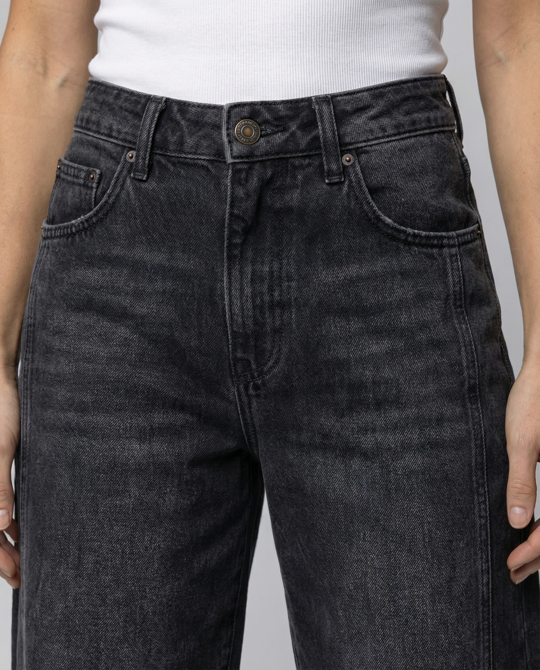 Trendy Barrel Jeans Women-stylerose20250401-Calm Wears-Black-XS-Calm Wears
