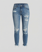 Trendy Women's Ripped Jeans-leenders-&-vink20250312-Calm Wears-Sky blue-S-Calm Wears