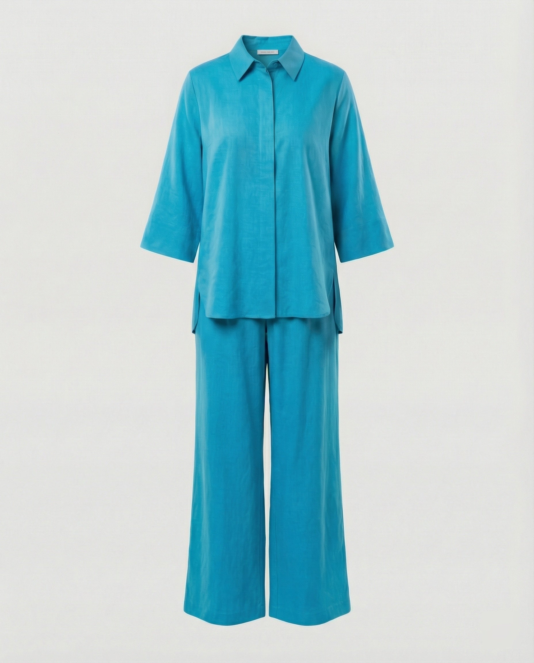 Two-piece set women with wide cut-https://detail.1688.com/offer/964199993700.html-Calm Wears-Green-S-Calm Wears