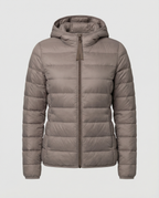 Ultralight Down Jacket Women's-kaufmann mode20241203-Calm Wears-Khaki Hood-S-Calm Wears