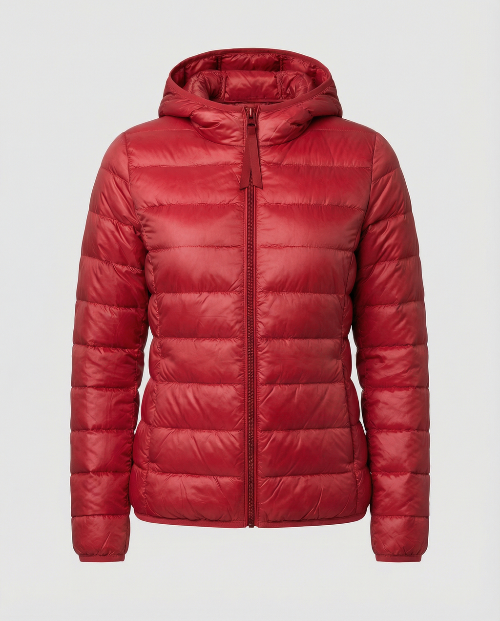 Ultralight Down Jacket Women's-kaufmann mode20241203-Calm Wears-Khaki Hood-S-Calm Wears