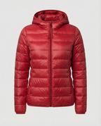 Ultralight Down Jacket Women's-kaufmann mode20241203-Calm Wears-Khaki Hood-S-Calm Wears