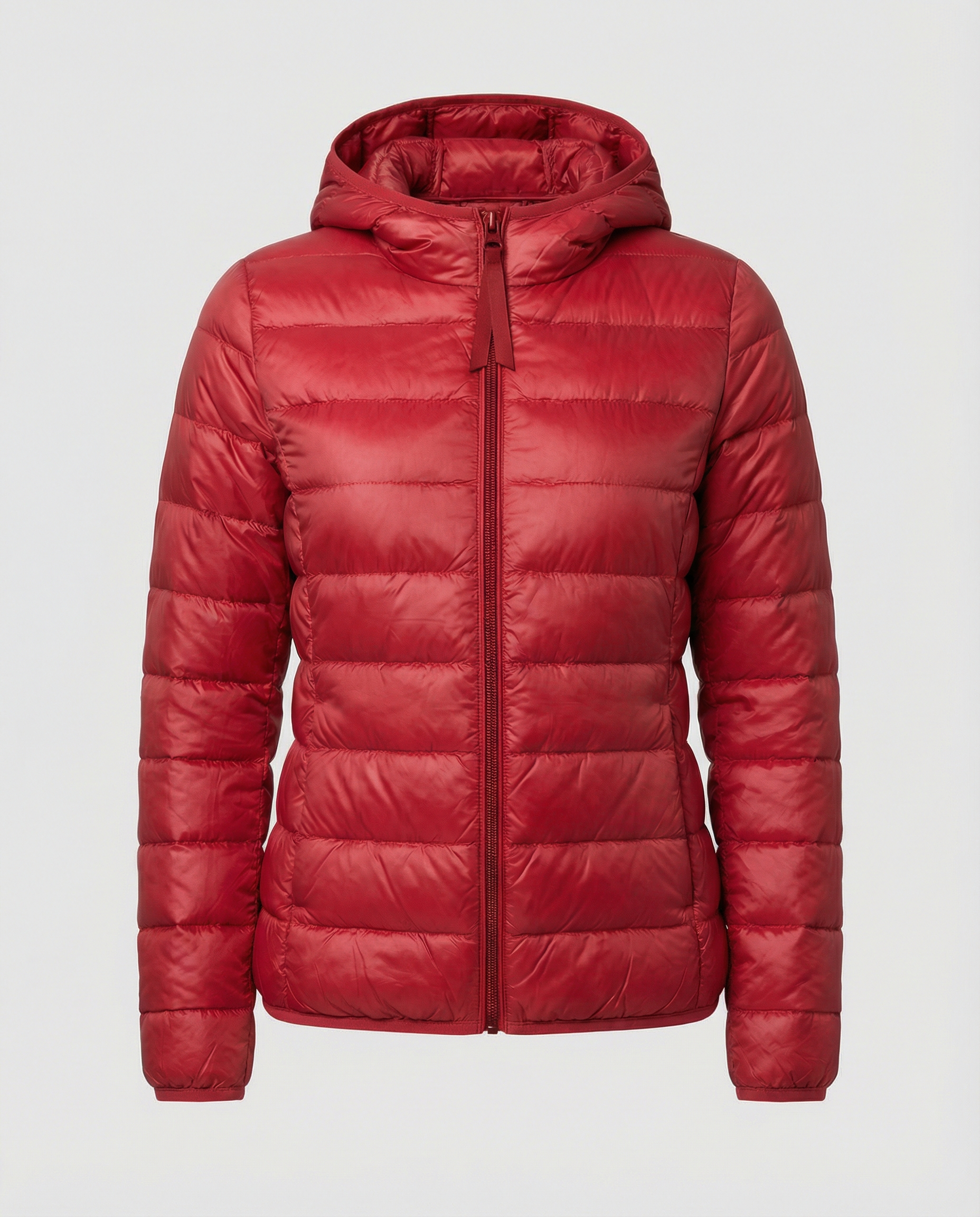 Ultralight Down Jacket Women's-kaufmann mode20241203-Calm Wears-Khaki Hood-S-Calm Wears
