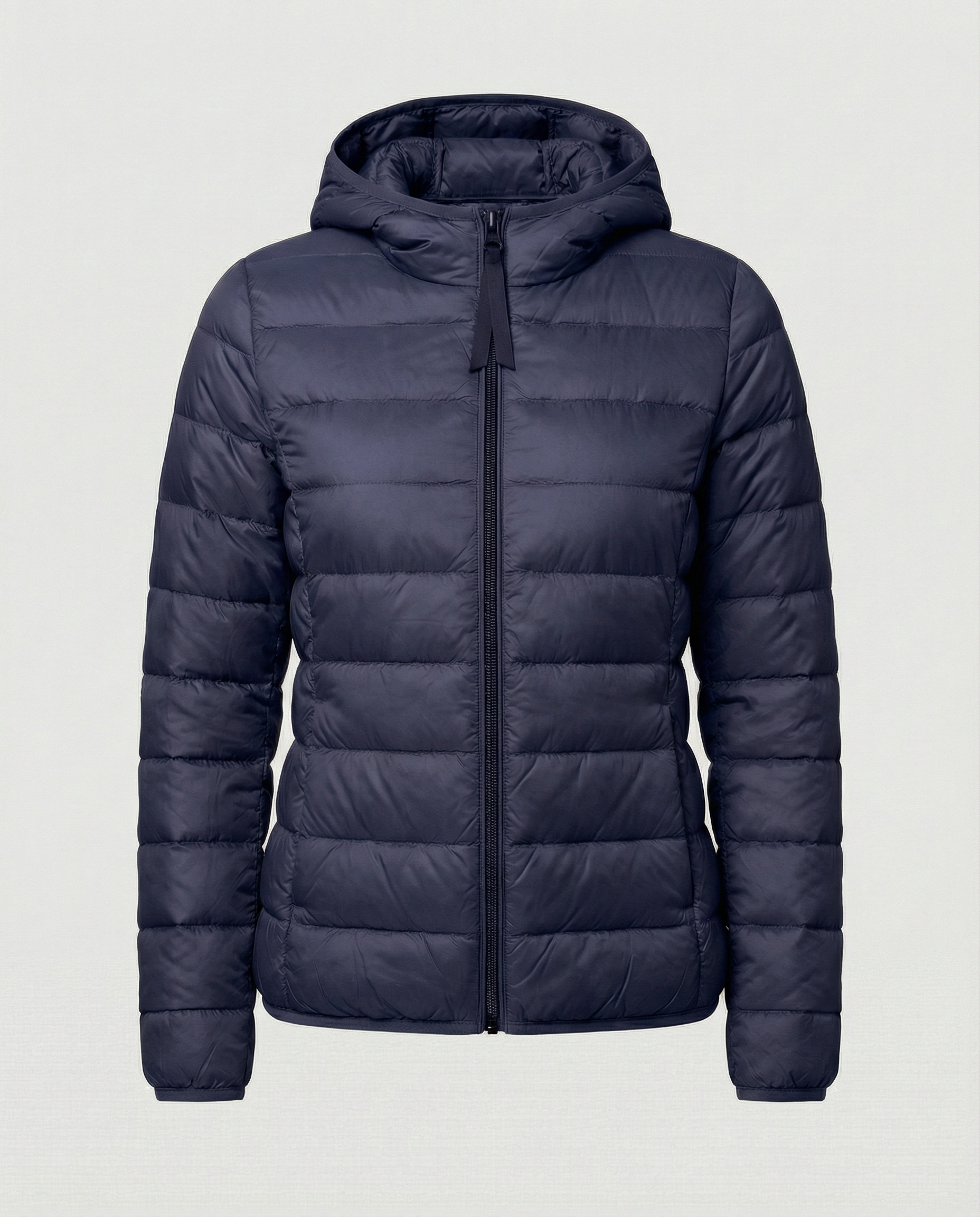 Ultralight Down Jacket Women's-kaufmann mode20241203-Calm Wears-Navy blue hood-S-Calm Wears