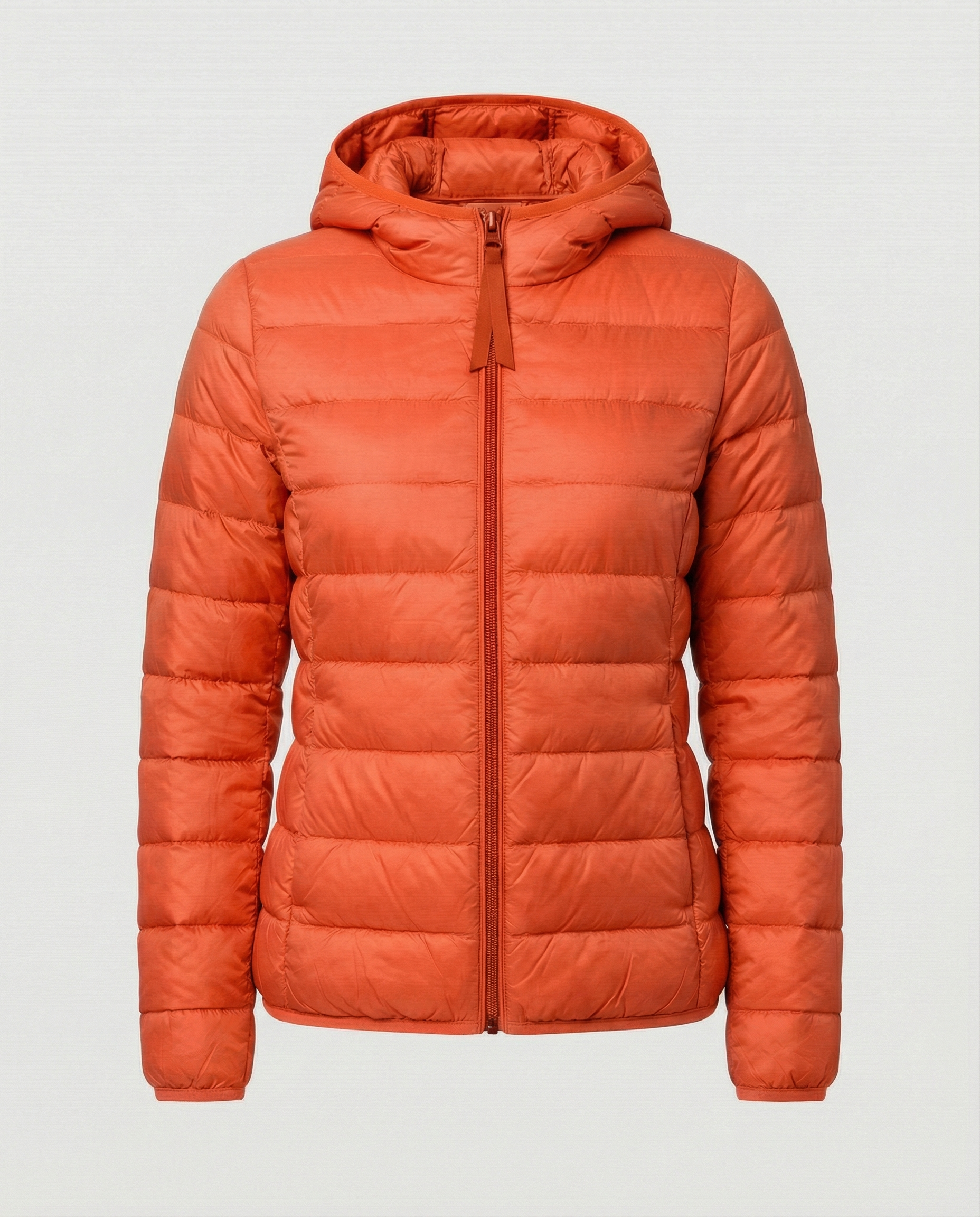 Ultralight Down Jacket Women's-kaufmann mode20241203-Calm Wears-Orange Hoodie-S-Calm Wears