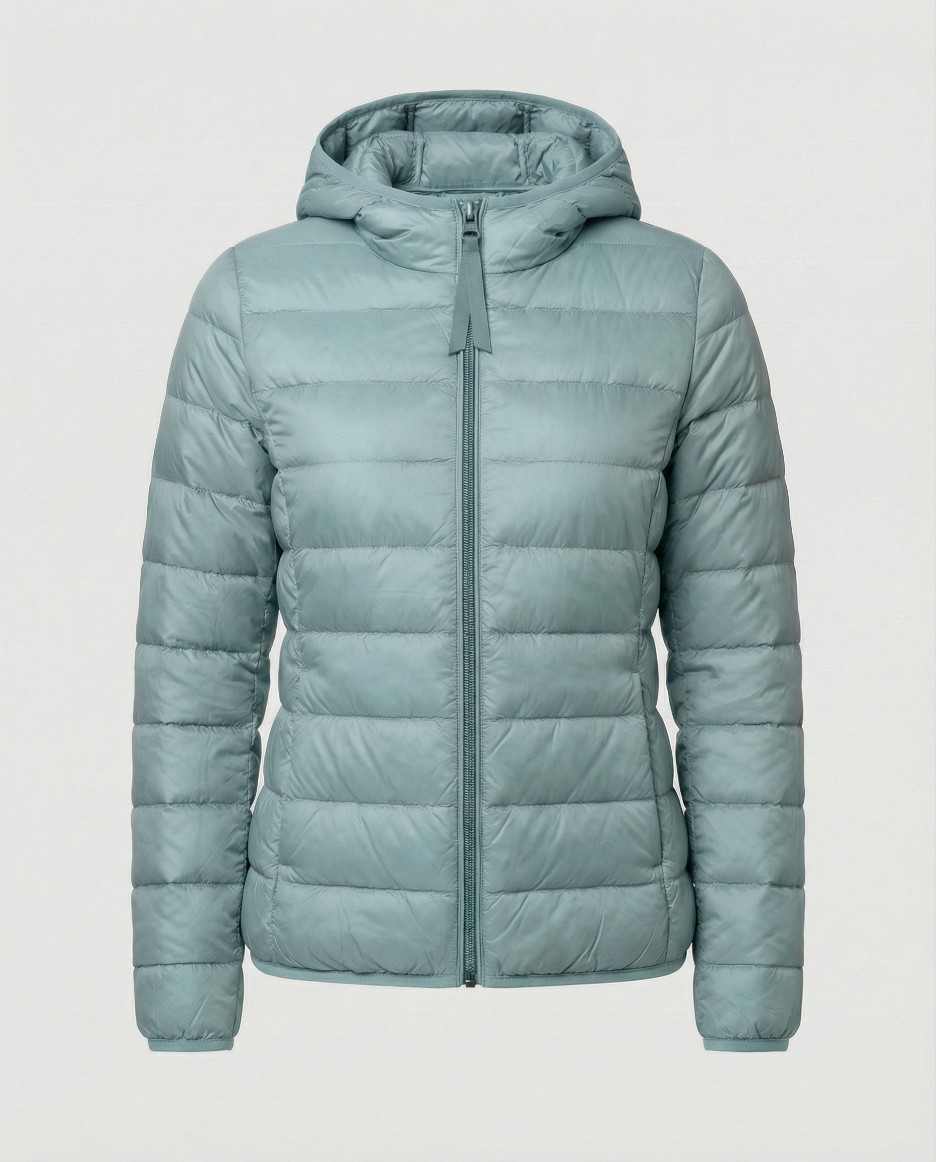 Ultralight Down Jacket Women's-kaufmann mode20241203-Calm Wears-Powder blue hood-S-Calm Wears