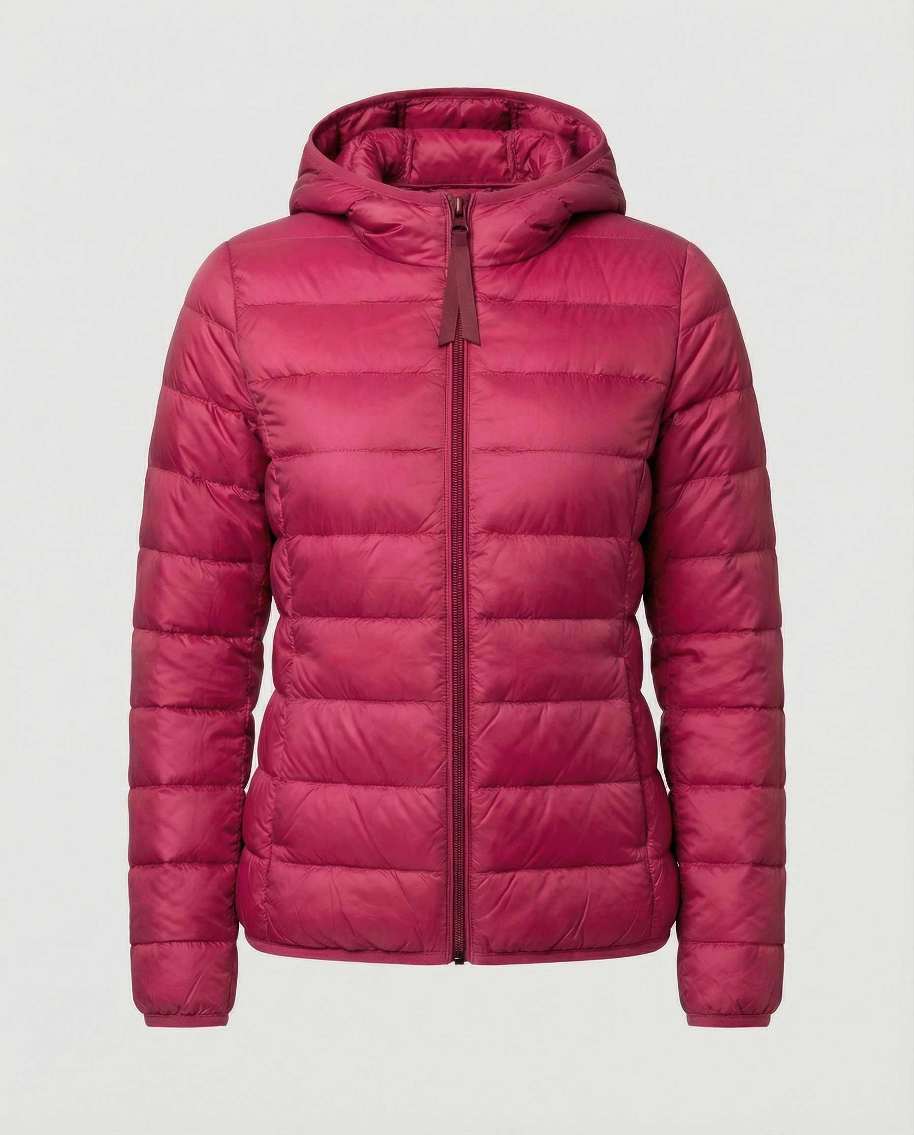 Ultralight Down Jacket Women's-kaufmann mode20241203-Calm Wears-Red Hood-S-Calm Wears