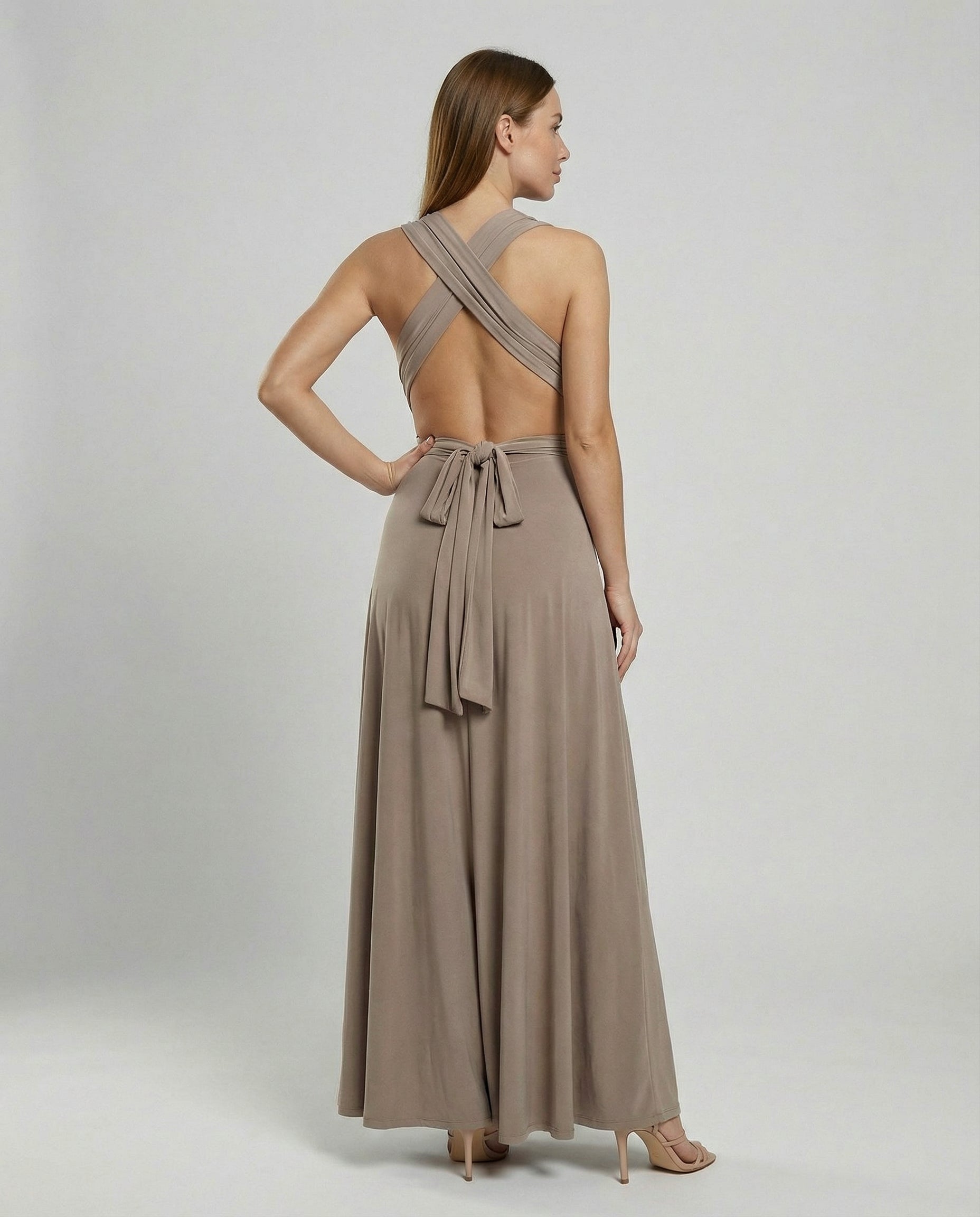 Versatile women's wrap dress-variera20240923-Calm Wears-Brown-S-Calm Wears