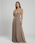 Versatile women's wrap dress-variera20240923-Calm Wears-Brown-S-Calm Wears