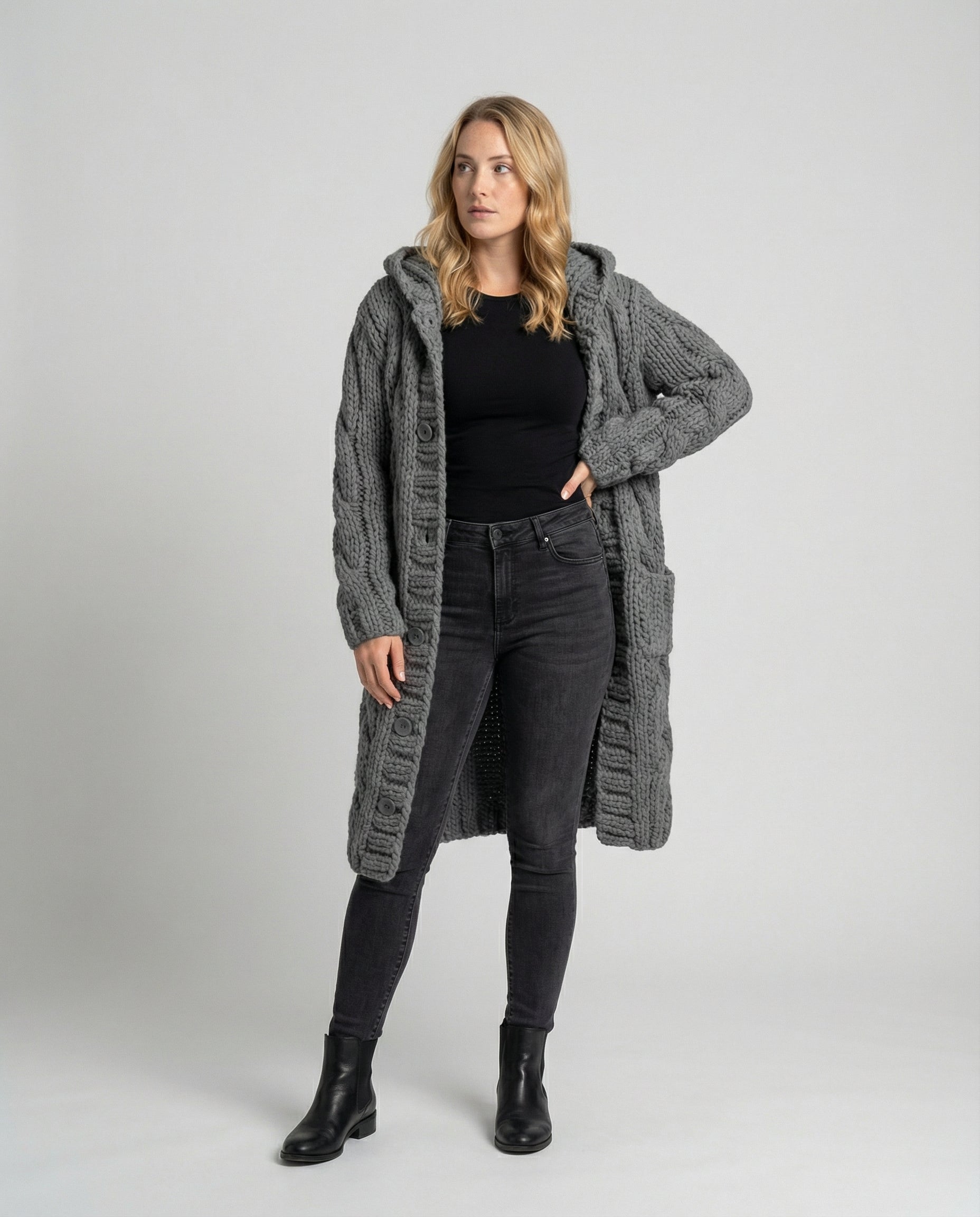 Warm Stylish Women's Vest-deqalli20240919-Calm Wears-Gray-XS-Calm Wears