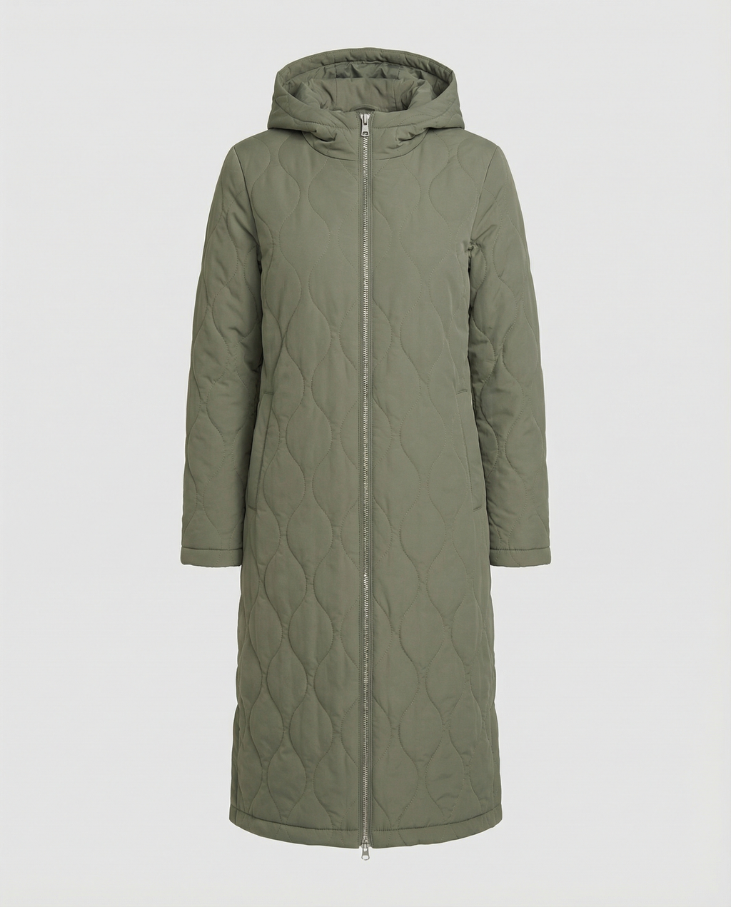 Warmer Quilted Down Coat Women-lasmir20251119-Calm Wears-Green-XS-Calm Wears