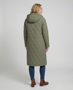 Warmer Quilted Down Coat Women-lasmir20251119-Calm Wears-Green-XS-Calm Wears