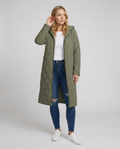 Warmer Quilted Down Coat Women-lasmir20251119-Calm Wears-Green-XS-Calm Wears
