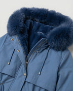 Waterproof Winter Coat Women-lasmir20251119-Calm Wears-Blue-S-Calm Wears