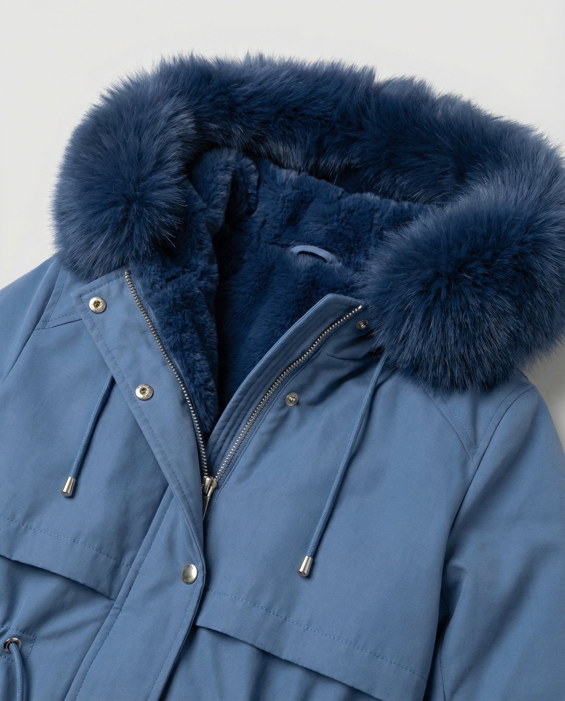 Waterproof Winter Coat Women-lasmir20251119-Calm Wears-Blue-S-Calm Wears