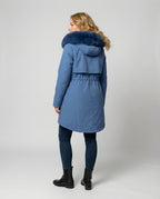 Waterproof Winter Coat Women-lasmir20251119-Calm Wears-Blue-S-Calm Wears