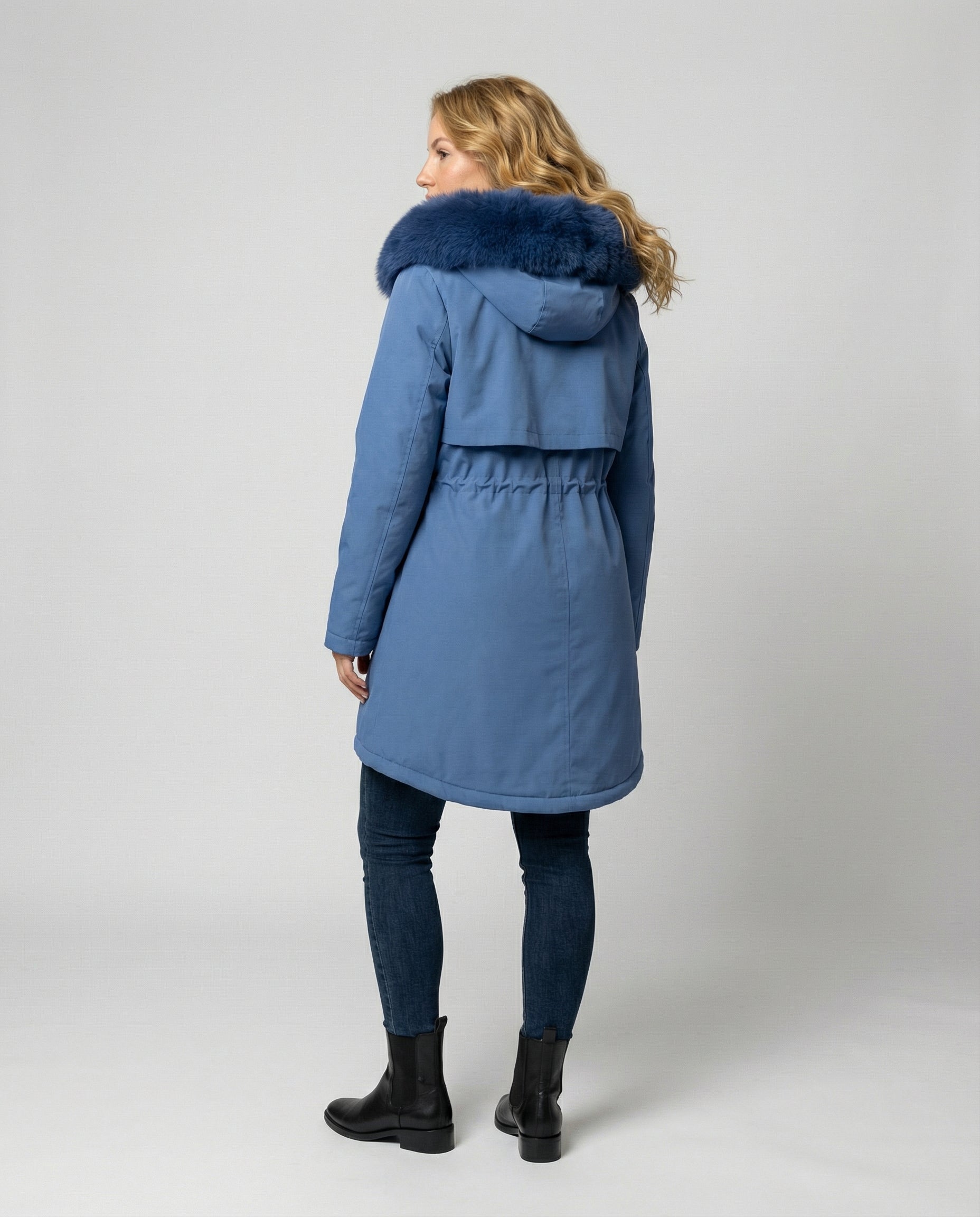 Waterproof Winter Coat Women-lasmir20251119-Calm Wears-Blue-S-Calm Wears