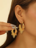 Women artistically designed hoops Calm Wears-https://detail.1688.com/offer/826436901446.html-Calm Wears-Gold-Calm Wears