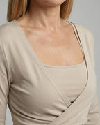 Women Blouse Top Women Spaghetti Straps-https://detail.1688.com/offer/825357522435.html-Calm Wears-Gray-S-Calm Wears