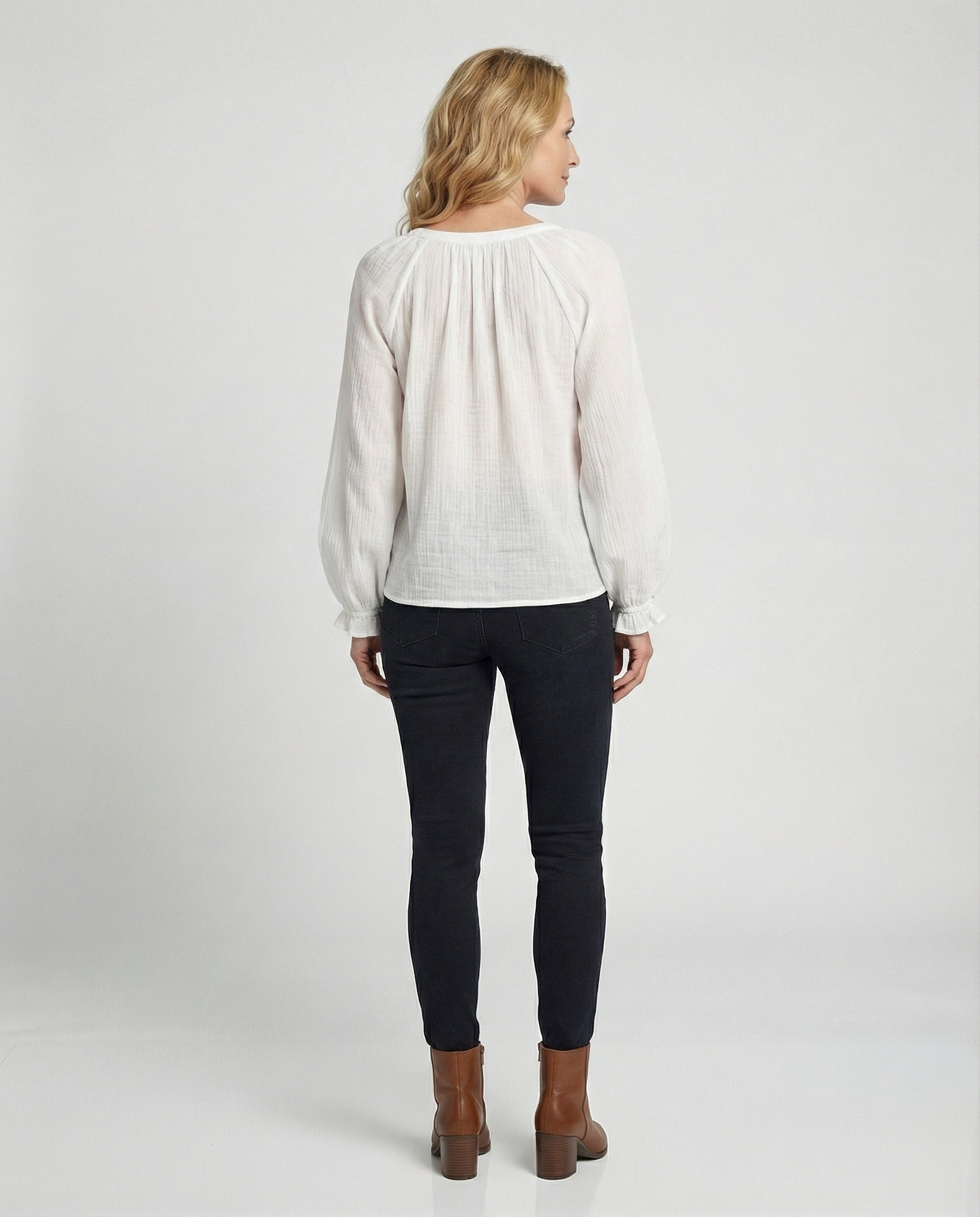 Women Boho Blouse Top with Lace Summer-https://detail.1688.com/offer/922371523627.html-Calm Wears-White-S-Calm Wears