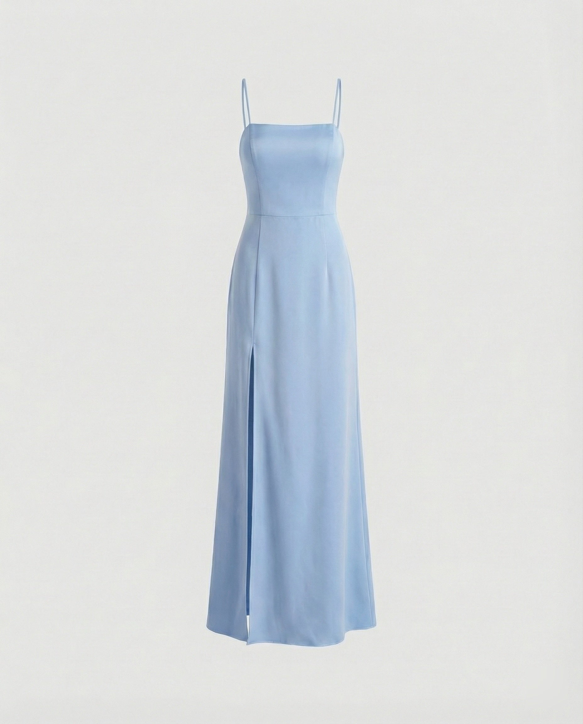 Women Elegant Evening Dress with Flowing Skirt and Deep Slit-https://detail.1688.com/offer/915487425993.html-Calm Wears-Sky blue-S-Calm Wears