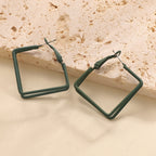 Women Geometric Earrings made of high-quality metal Calm Wears-https://detail.1688.com/offer/992499014749.html-Calm Wears-Green-Calm Wears