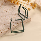 Women Geometric Earrings made of high-quality metal Calm Wears-https://detail.1688.com/offer/992499014749.html-Calm Wears-Green-Calm Wears