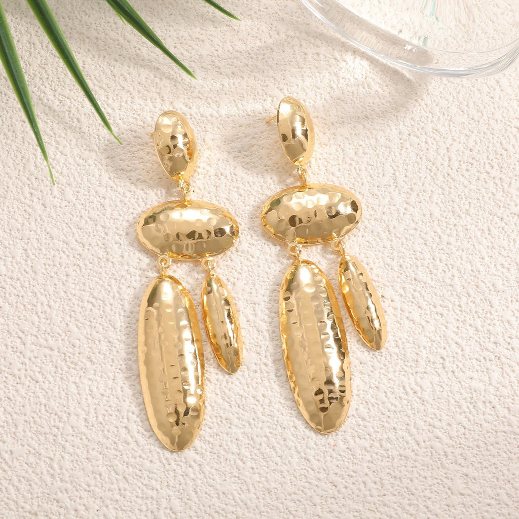 Women Hanging Earrings with artistic, three-dimensional design Calm Wears-https://detail.1688.com/offer/1055987248563.html-Calm Wears-White-Calm Wears