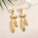 Women Hanging Earrings with artistic, three-dimensional design Calm Wears-https://detail.1688.com/offer/1055987248563.html-Calm Wears-White-Calm Wears