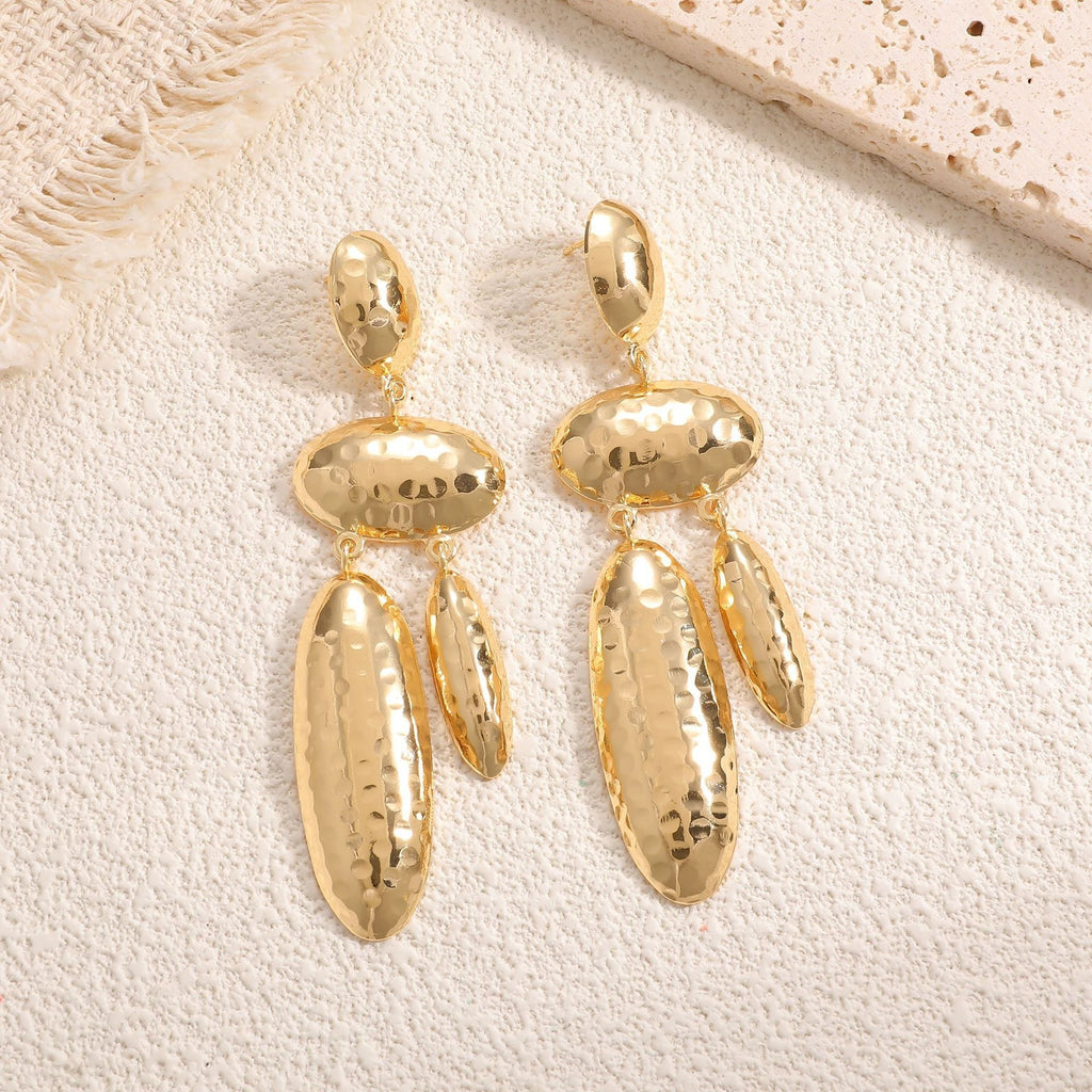 Women Hanging Earrings with artistic, three-dimensional design Calm Wears-https://detail.1688.com/offer/1055987248563.html-Calm Wears-White-Calm Wears
