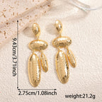 Women Hanging Earrings with artistic, three-dimensional design Calm Wears-https://detail.1688.com/offer/1055987248563.html-Calm Wears-White-Calm Wears