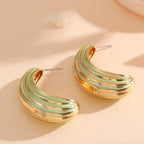 Women Hanging Earrings with Luxurious Gold and Pink Finish Calm Wears-https://detail.1688.com/offer/968791625947.html-Calm Wears-Style 3-Calm Wears
